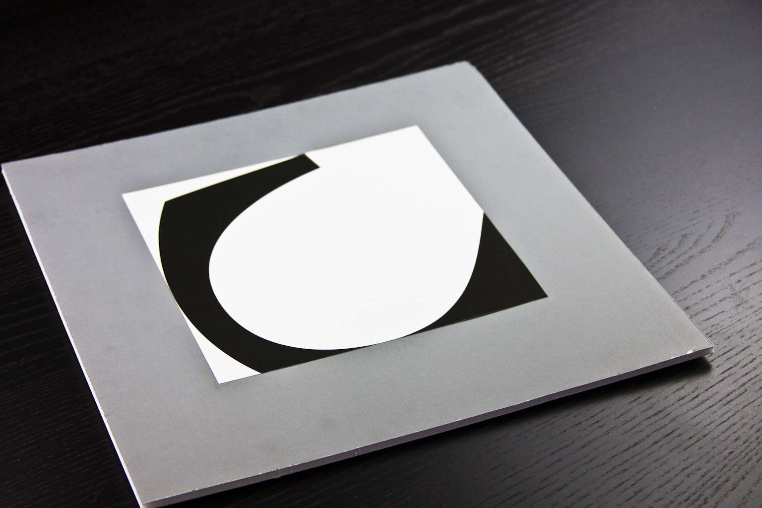 cropped letterform