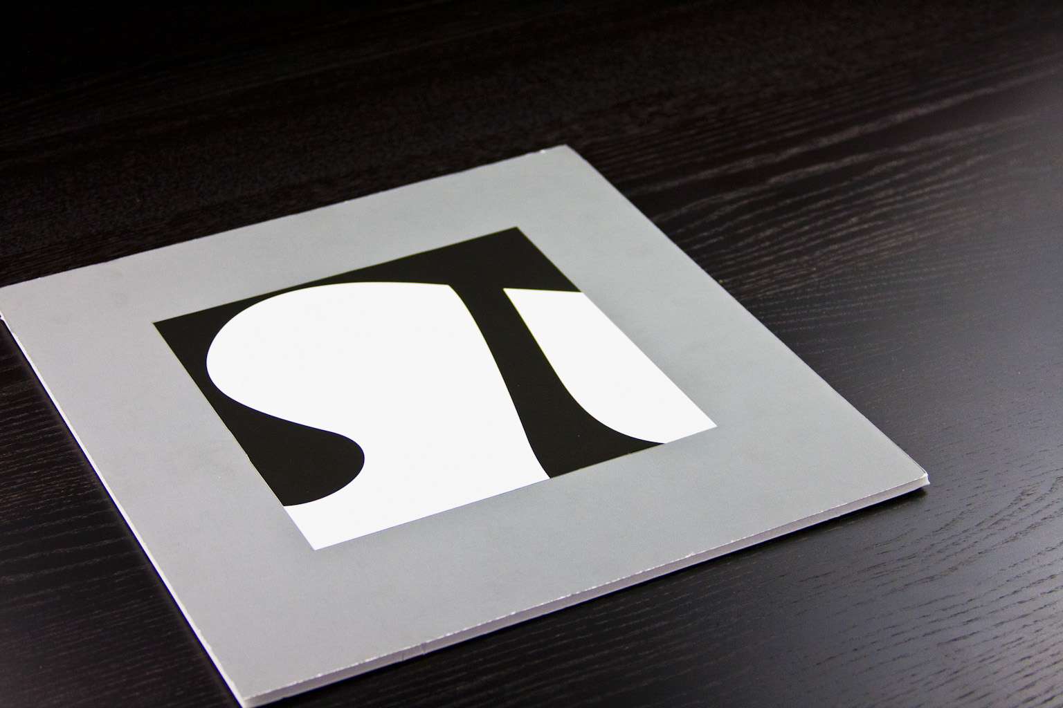 cropped letterform